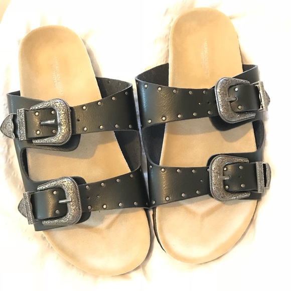 american eagle footbed sandals
